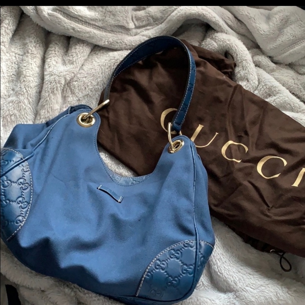 Gucci Colbert Navy Blue Shoulder bag